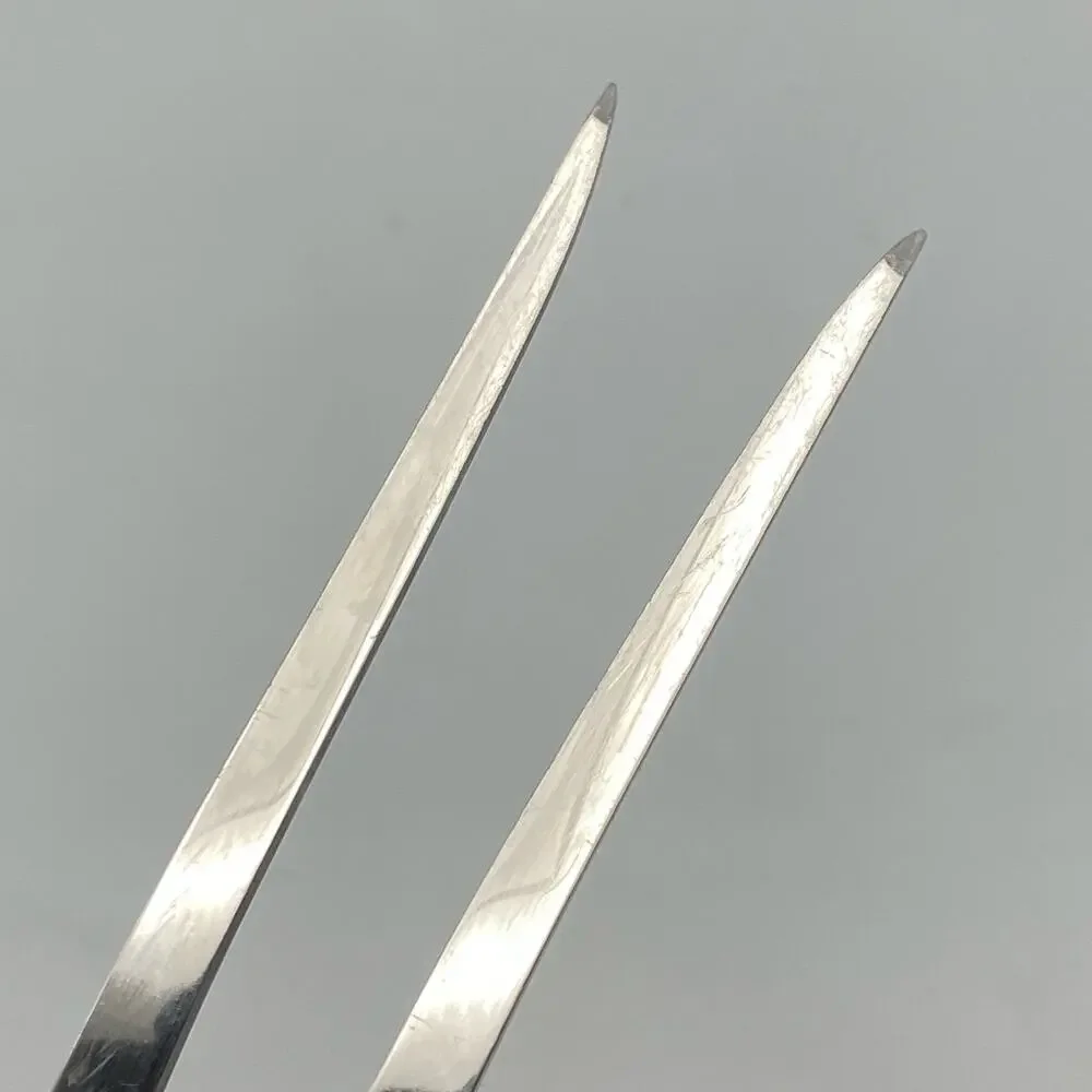 Vintage Cutco No 27 Meat Fork‎ Brown Marbled Handle Grill Serving Utensil USA